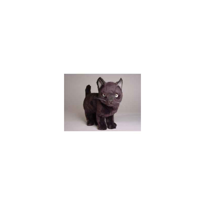 Animaux-Bois-Animaux-Bronzes propose Chat russe bleu 30 cm peluche animaux debout réaliste Piutre