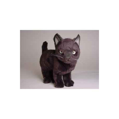 Animaux-Bois-Animaux-Bronzes propose Chat russe bleu 30 cm peluche animaux debout réaliste Piutre