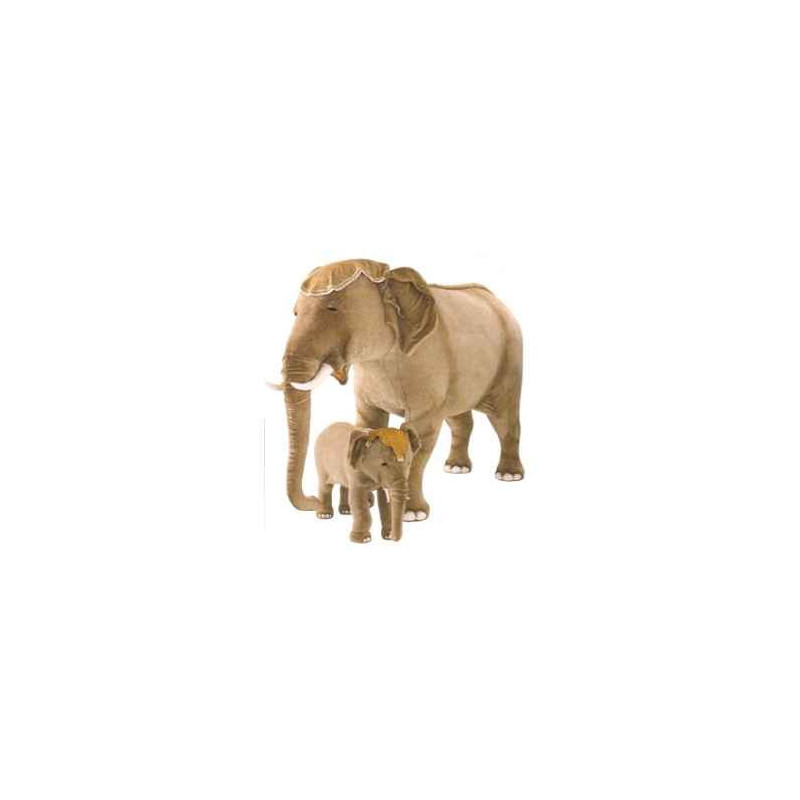 Peluche debout éléphant d'Inde 90 cm Piutre   2575