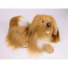 Animaux-Bois-Animaux-Bronzes propose Chien Lhasa apso 45 cm peluche animaux allongés réaliste Piutre 1256