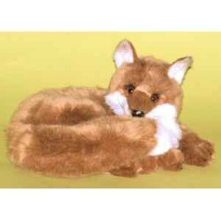  Animaux de la forêt Renard 40 cm peluche couchée réaliste Piutre 2700