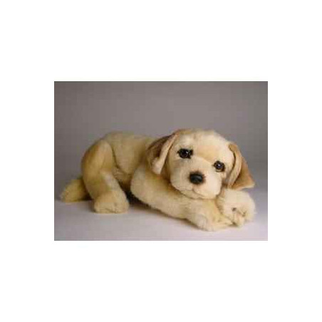 Animaux-Bois-Animaux-Bronzes propose Chien Golden retriever 30 cm peluche animaux allongés réaliste Piutre 2209