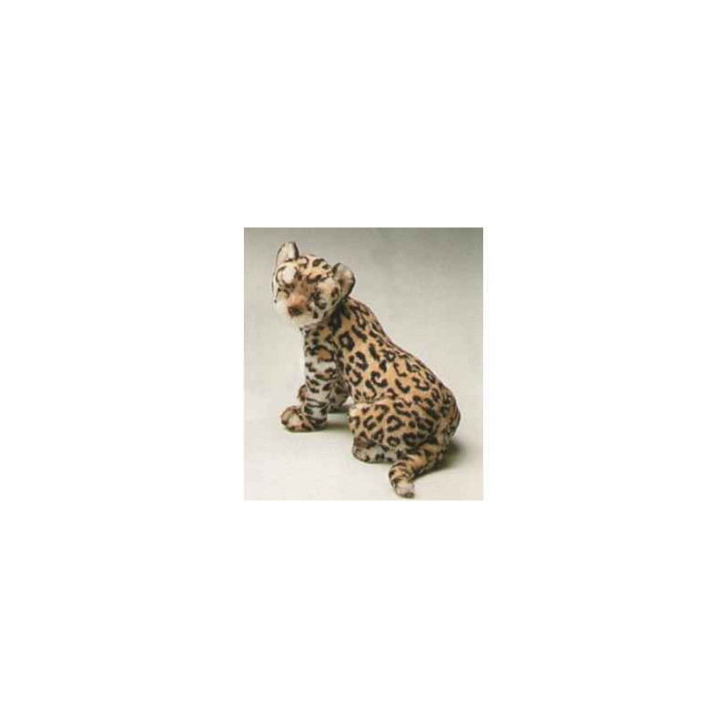 Peluche assise léopard 45 cm Piutre   2586