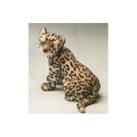 Félin Piutre Léopard 45 cm assis peluche -2586