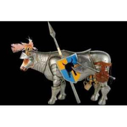 Animaux de la ferme Figurine Vache knight berti 32cm Art in the City 80643