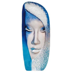 Objet de collection en verre Mystiqua , bleu Mats Jonasson -65150 dans animaux-bois-animaux-bronzes