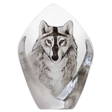Décoration animaux en verre Loup Mats Jonasson -33862