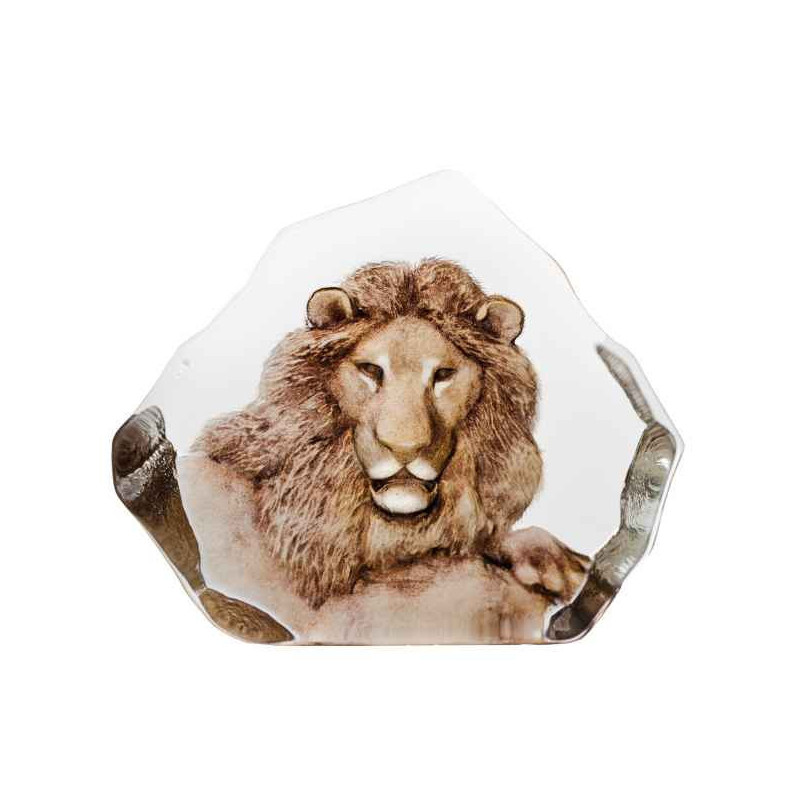 Décoration animaux en verre Lion Mats Jonasson -33906