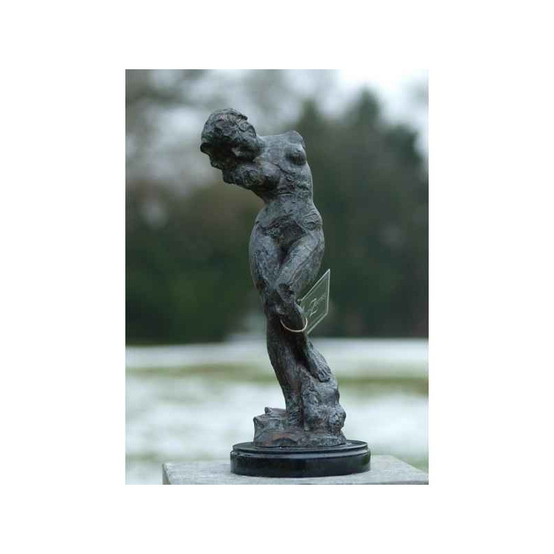 Décoration Statuette bronze personnage Femme nue bronze -B88027