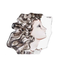 Décoration Statuette en verre Portrait Fille Mats Jonasson -34065