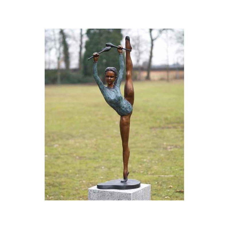 Décoration Statuette bronze personnage Ballerine bronze -B29430