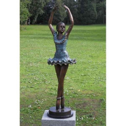Décoration Statuette bronze personnage Danseuse bronze -B89090