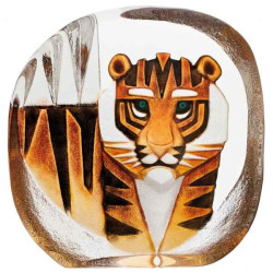 Décoration animaux en verre Tigro Mats Jonasson -33982
