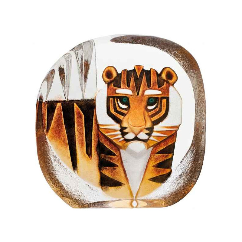 Décoration animaux en verre Tigro Mats Jonasson -33982