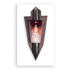 Décoration Statuette en verre Portrait Guerrier édition limitée Mats Jonasson -68075