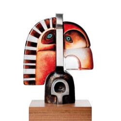 Décoration Statuette en verre Ramsès , rouge édition limitée Mats Jonasson -68046