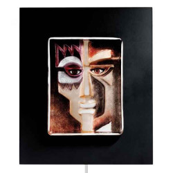 Décoration animaux en verre Kiwok , marron orange Mats Jonasson -63042