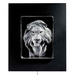 Décoration animaux en verre Lion Mats Jonasson -63047