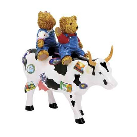 Animaux de la ferme Vache Cow Parade Teddy Bears on the Move Boston 2006 -47763