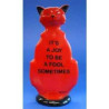 Animaux-Bois-Animaux-Bronzes.com propose Chat wise cat to be a fool wic08