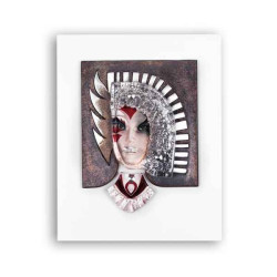 Décoration Statuette en verre Portrait Turandot ii édition limitée Mats Jonasson -68066