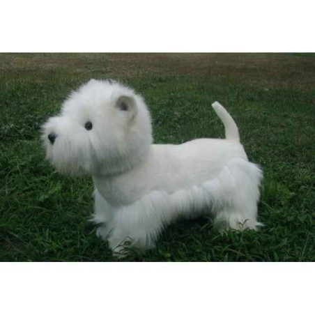 Animaux-Bois-Animaux-Bronzes propose Chien Westie peluche animalière -9018