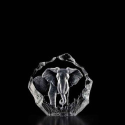 Décoration animaux en verre Léphant Mats Jonasson -33631