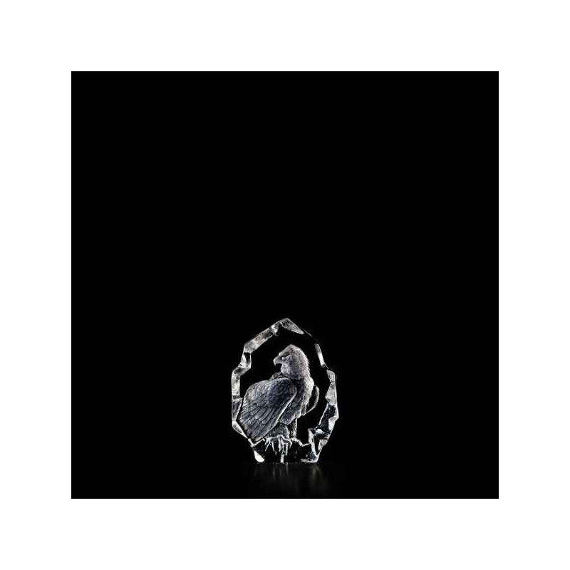 Décoration animaux en verre Pygargue à tête blanche Mats Jonasson -33384