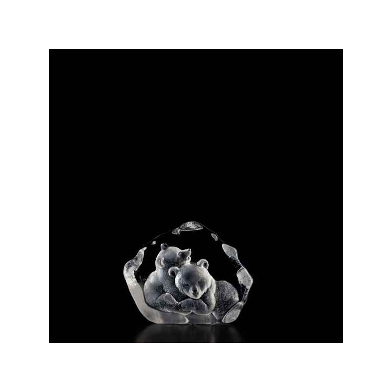Décoration animaux en verre Oursons Mats Jonasson -33397