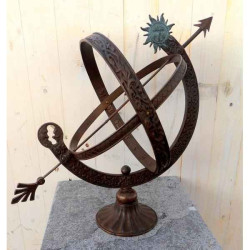 Décors Animaux en Bronze Cadran solaire 48 cm -GA0471BR-B
