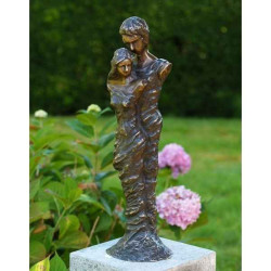 Décoration Statuette bronze personnage Couple d'amour moderne -AN1816BR-DB