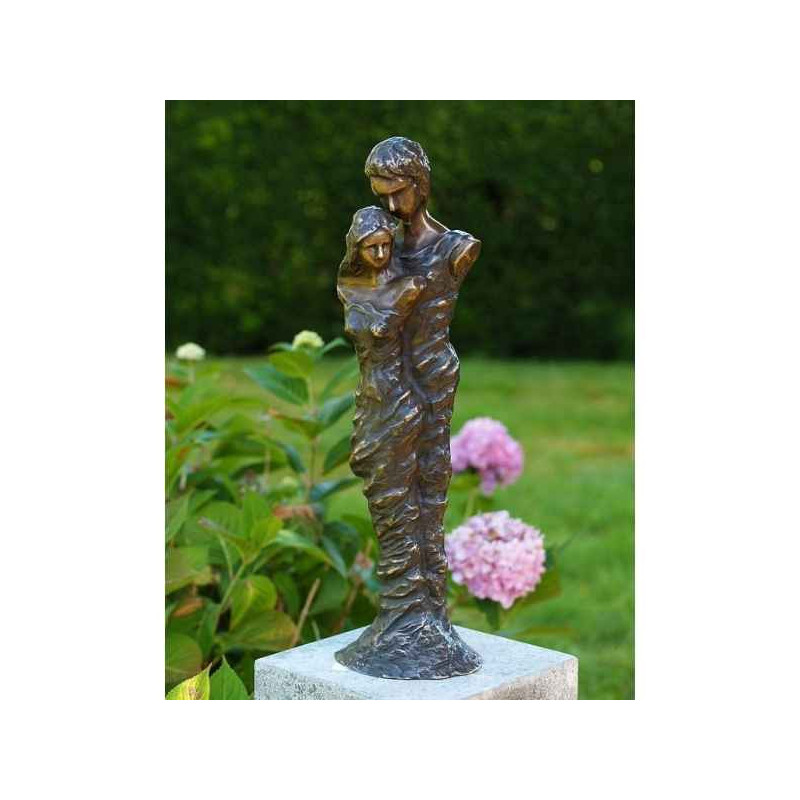 Décoration Statuette bronze personnage Couple d'amour moderne -AN1816BR-DB