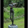 Décoration Statuette bronze personnage Violonist moderne -AN1811BR-DB