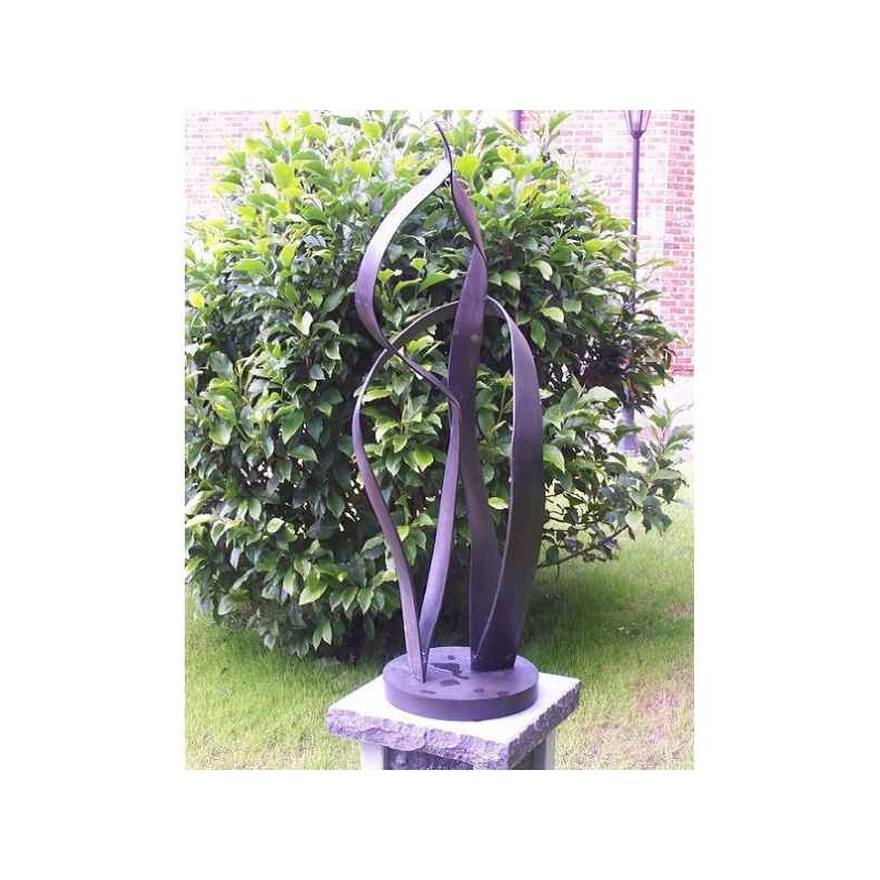 Décoration Statuette bronze personnage Sculpture moderne "together" -AN0818BR-B