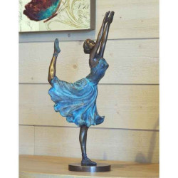 Décoration Statuette bronze personnage Danseuse -AN0954BRW-P3