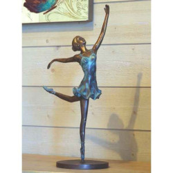 Décoration Statuette bronze personnage Ballerina -AN0678BRW-P3