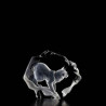 Décoration animaux en verre Lynx Mats Jonasson -33364