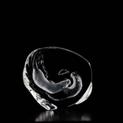 Décoration animaux en verre Loutres jouant Mats Jonasson -33520