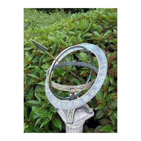 Décors Animaux en Bronze Cadran solaire 42 cm -GA0184BR-V