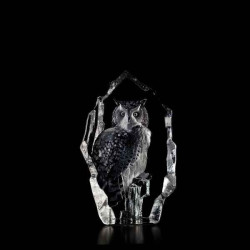 Décoration animaux en verre Décoration Hibou édition limitée animaux des bois