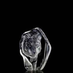Décoration animaux en verre Tigre Mats Jonasson -33378