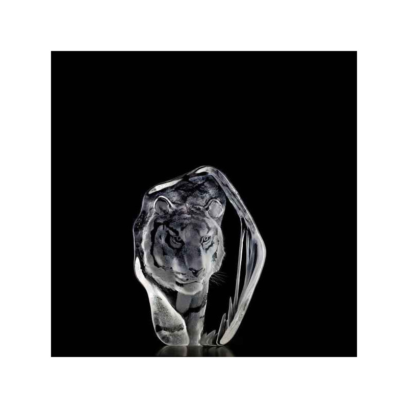 Décoration animaux en verre Tigre Mats Jonasson -33378