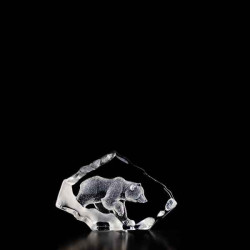 Décoration animaux en verre Grizzly Mats Jonasson -33607