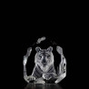 Décoration animaux en verre Tigre du bengale Mats Jonasson -33611