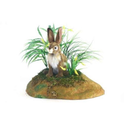 Animaux de la ferme Lièvre peluche animalière -5911