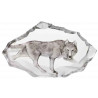 Décoration animaux en verre Loup édition limitée Mats Jonasson -33905