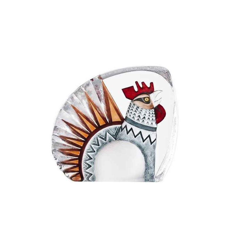 Décoration animaux en verre Cucuforza édition limitée animaux Mats Jonasson -34062