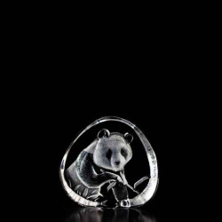 Décoration animaux en verre Panda Mats Jonasson -33363