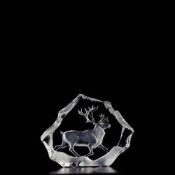Décoration animaux en verre Rennes édition limitée Mats Jonasson -33126