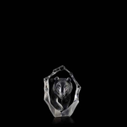 Décoration animaux en verre Ours brun édition limitée Mats Jonasson -33125